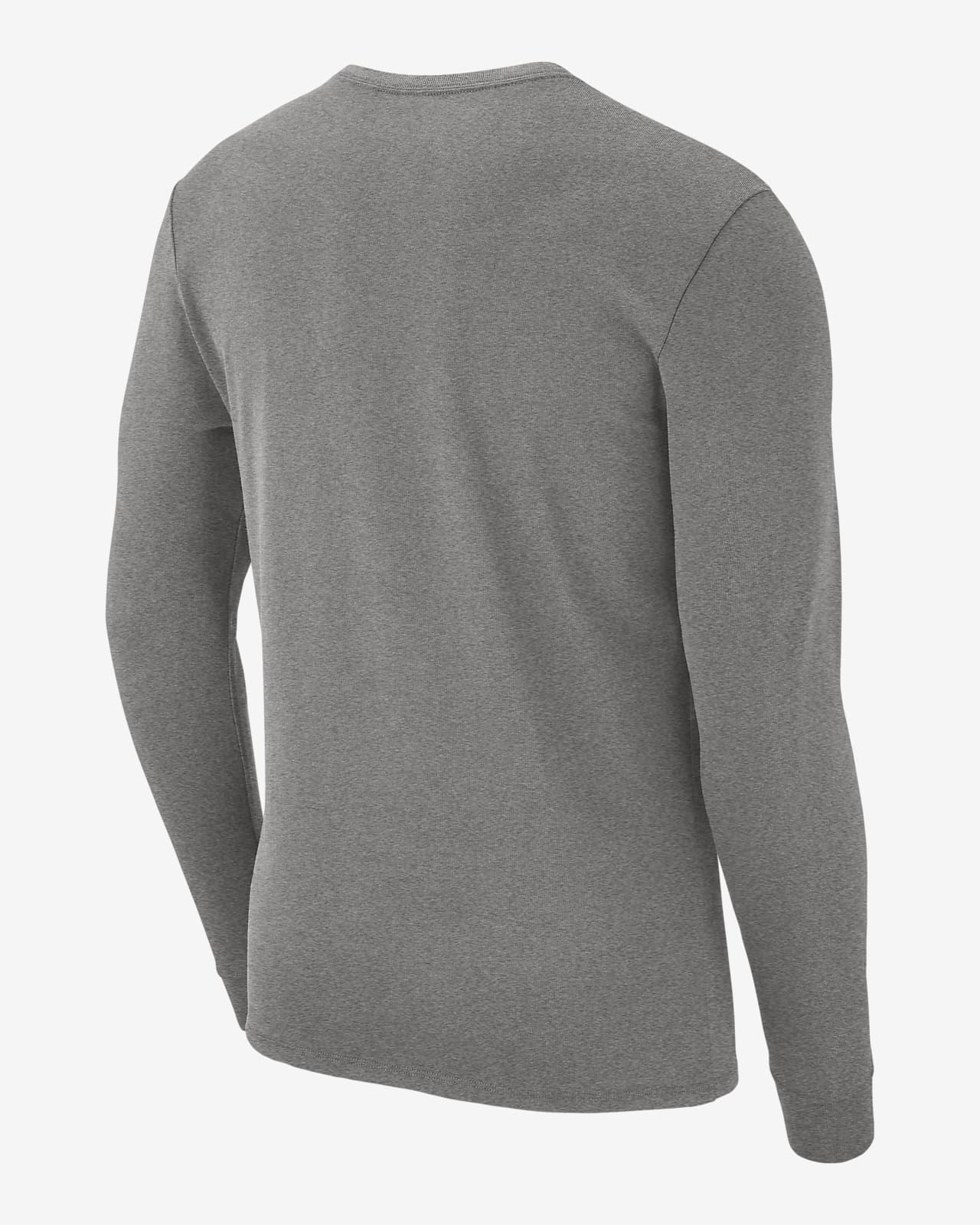 Nike Cleveland Indians Mens Grey Authentic Thermal Long Sleeve