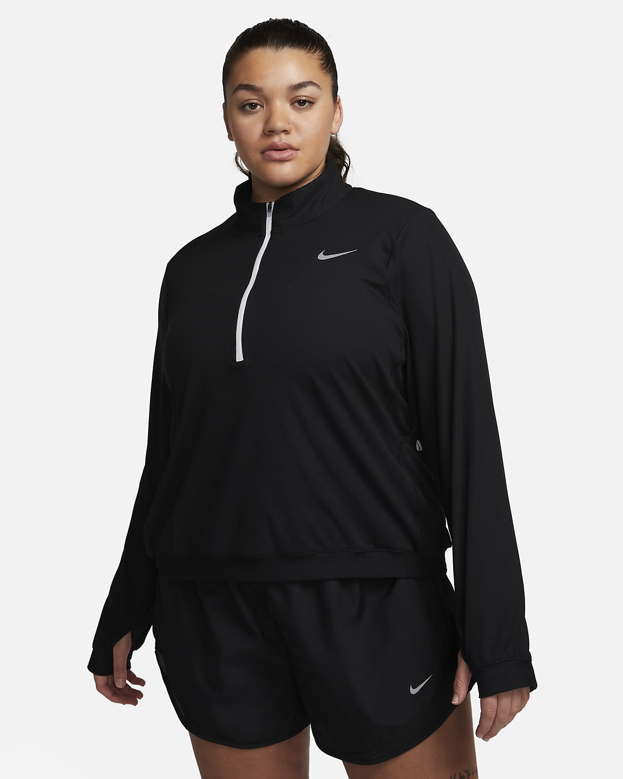 Nike Dri-FIT Element Women's Running Mid (Plus Size).