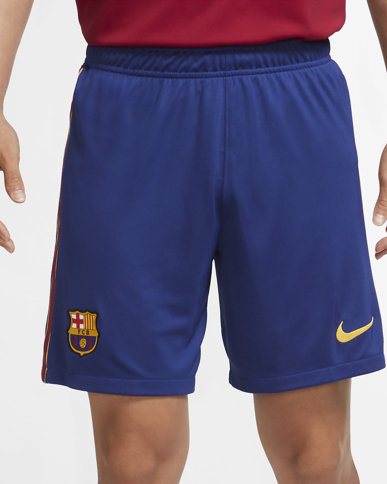 blue nike football shorts