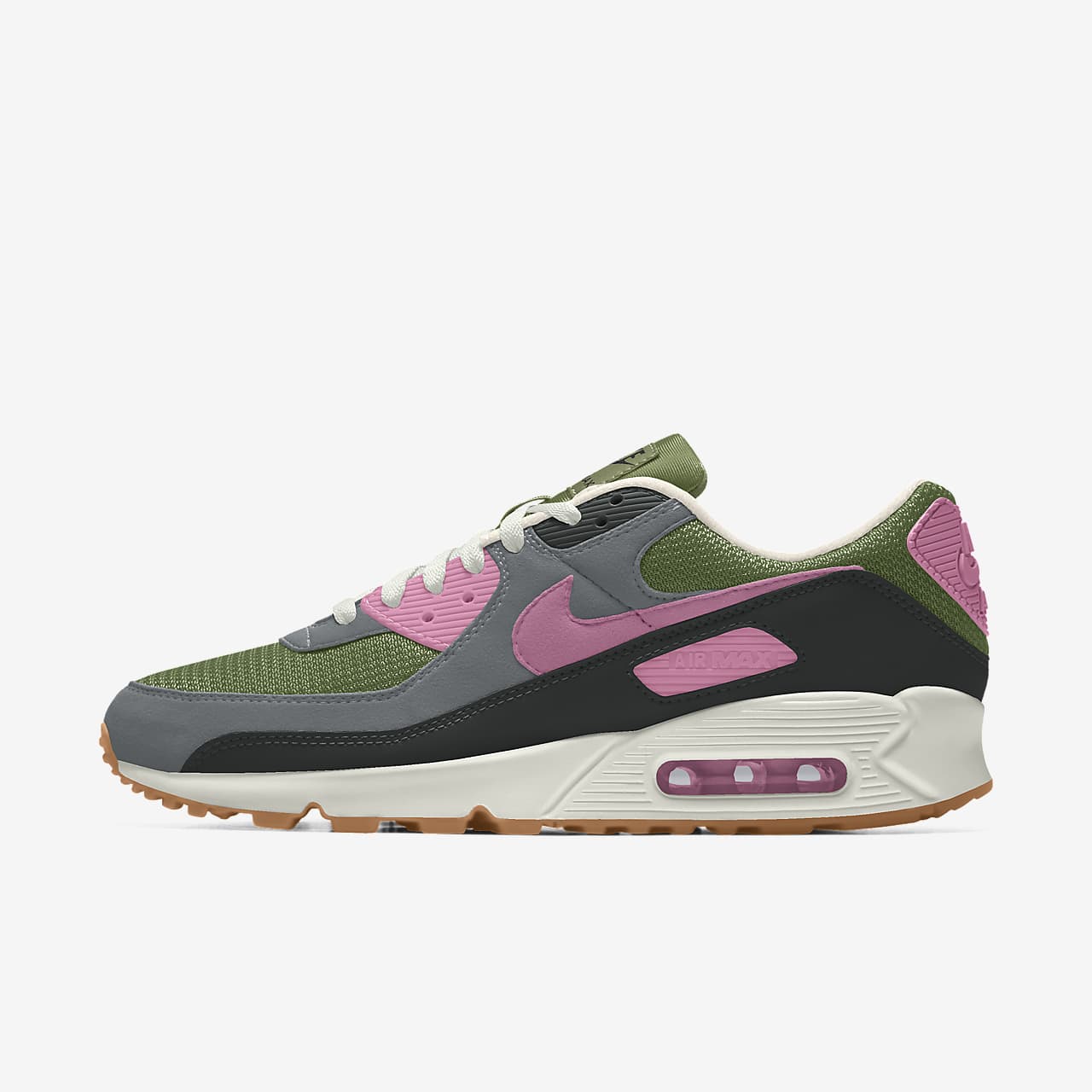 Chaussure personnalisable Nike Air Max 90 By You pour Femme. Nike BE