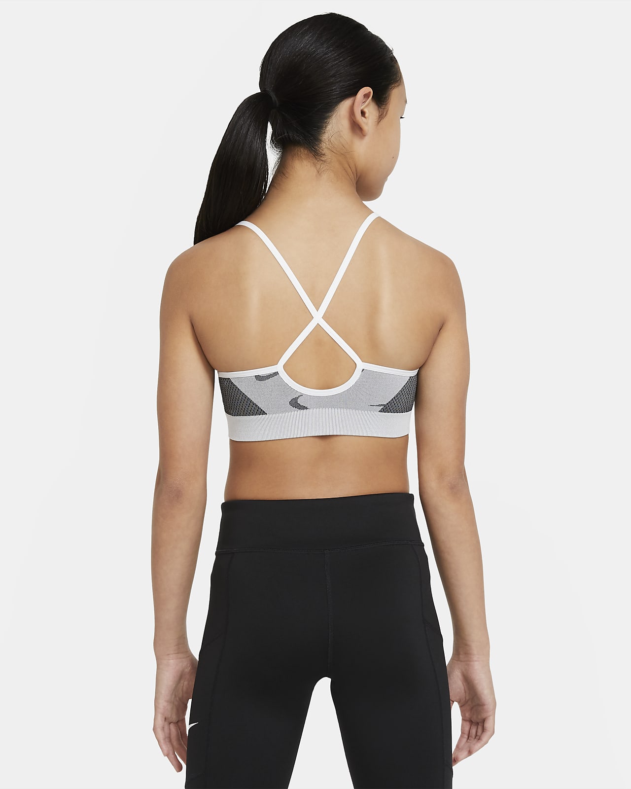 Bra deportivo para niñas talla grande Nike Indy.