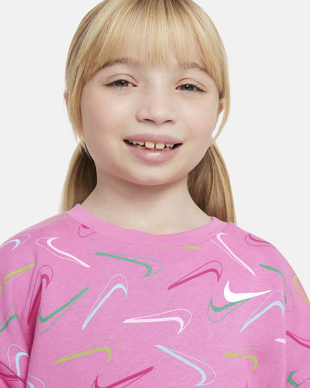 Nike swoosh kids sale