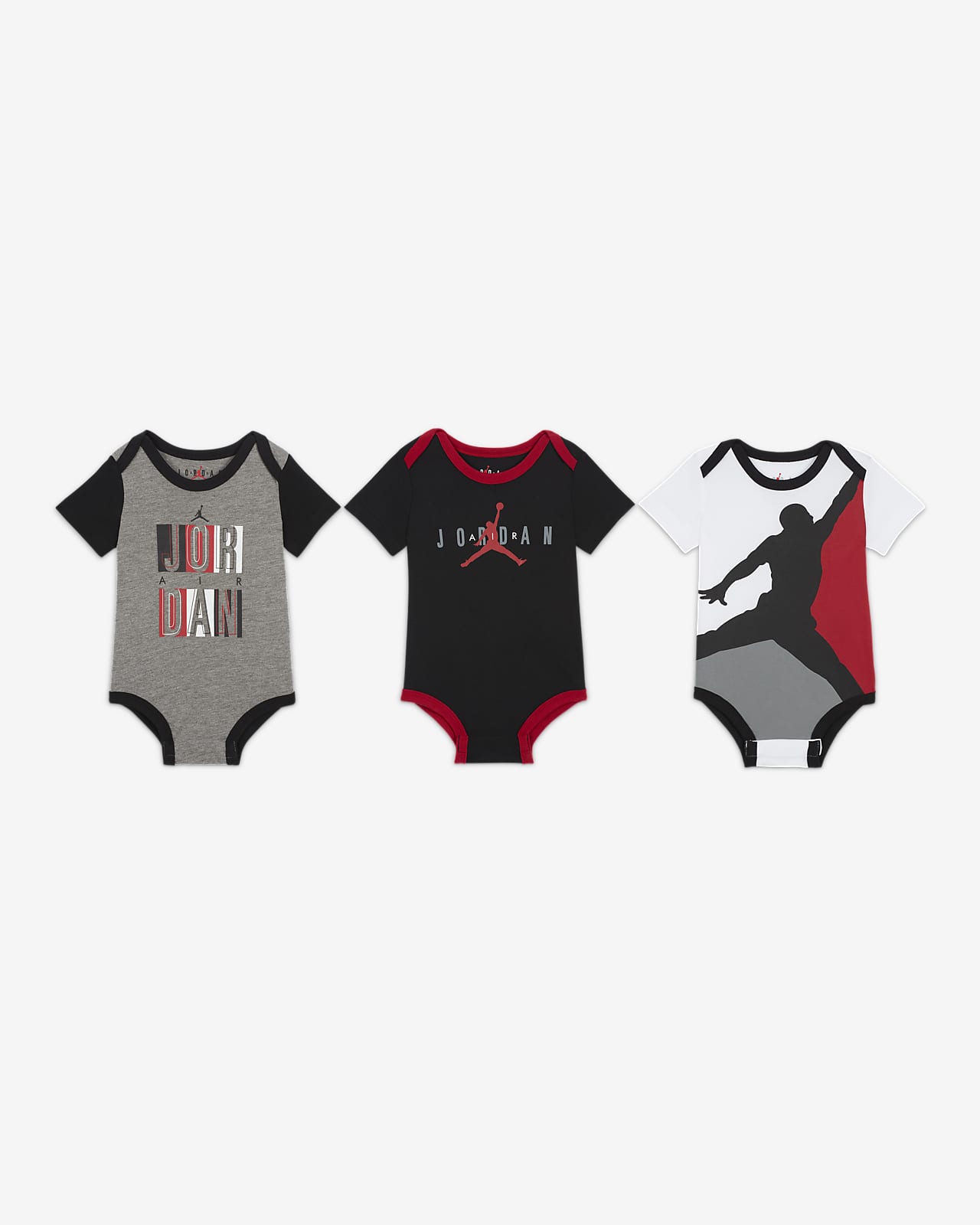 Calor itálico Guante Jordan Baby (0-9M) Bodysuits (3-Pack). Nike.com