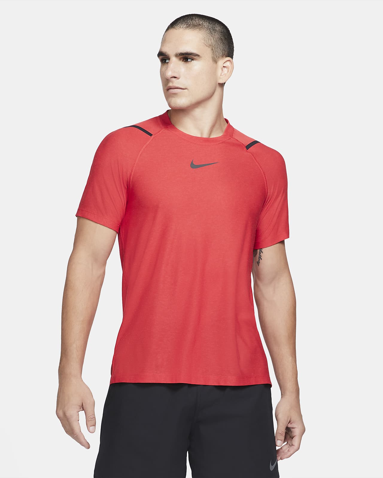 nike pro short sleeve top