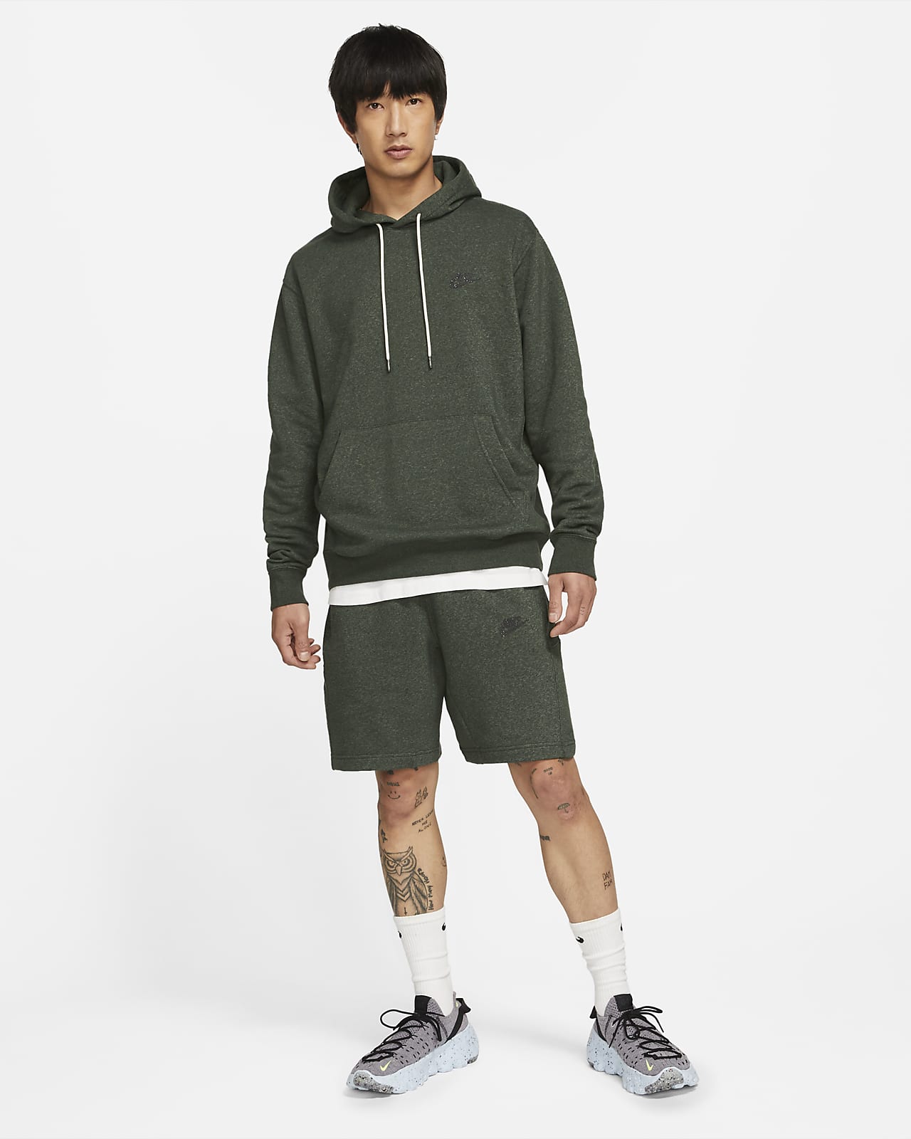 mens white hoodie nike