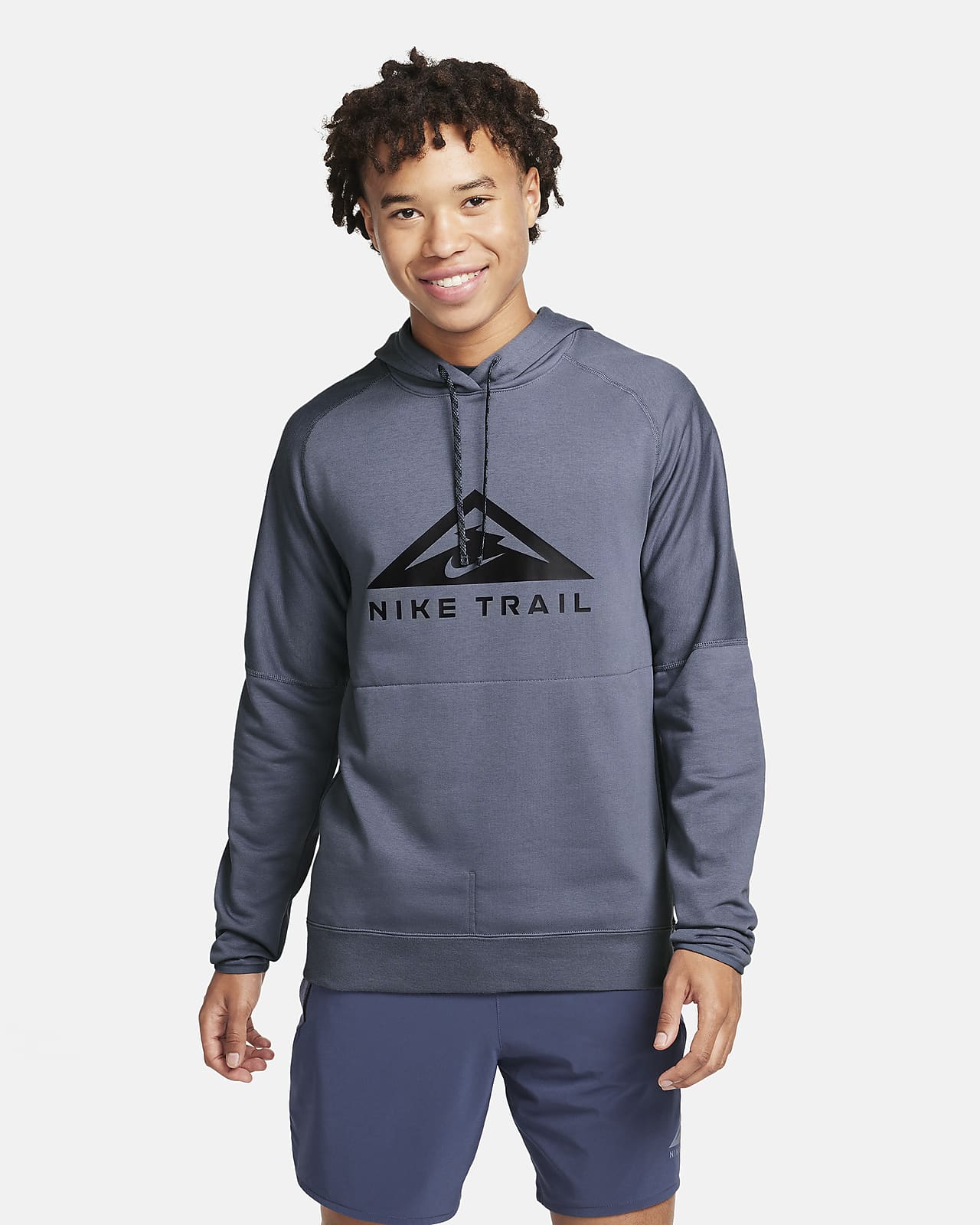 Haut de running à demi-zip Dri-FIT Nike Trail pour homme. Nike BE