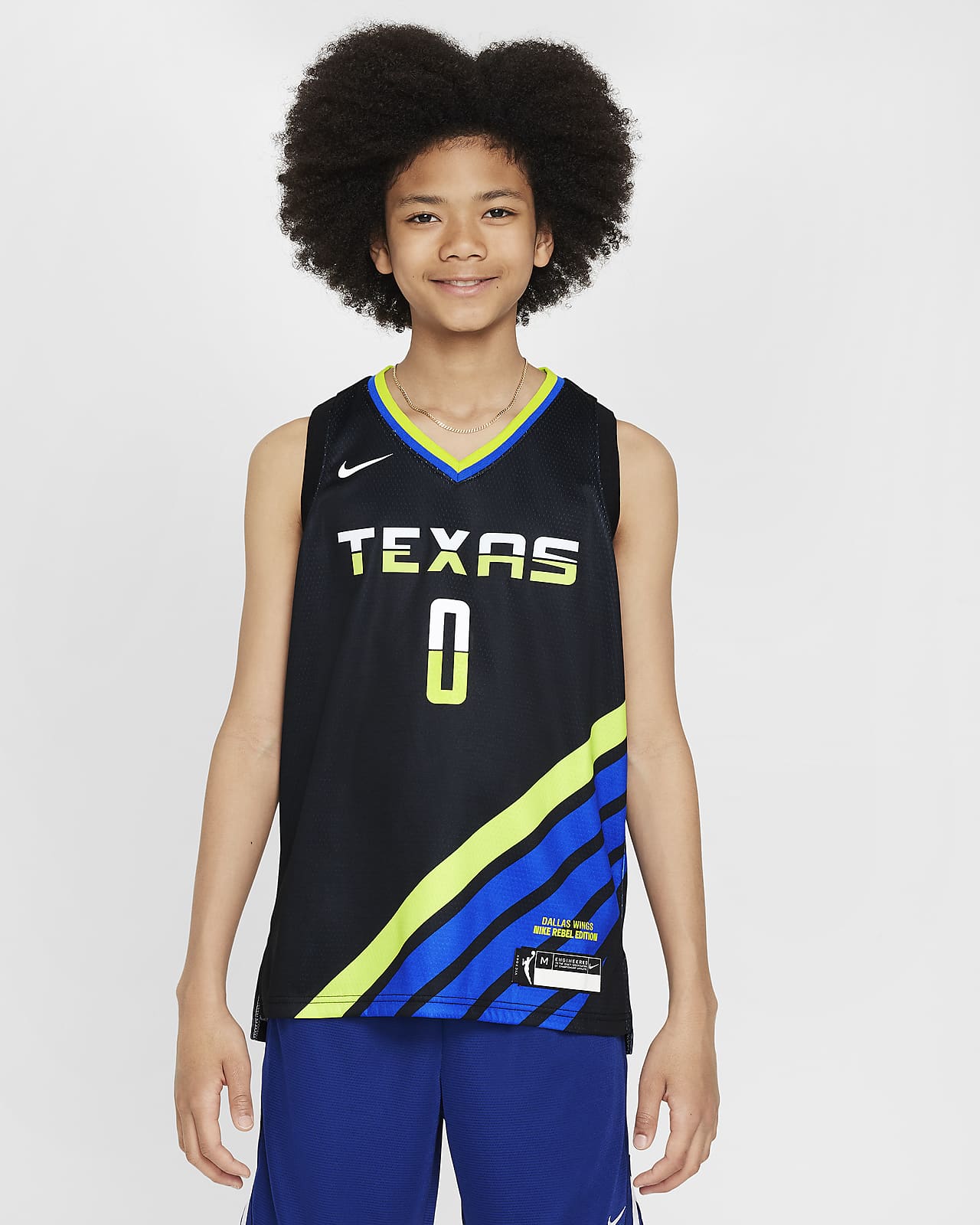 Satou Sabally Dallas Wings 2023 Rebel Edition Nike Dri-FIT WNBA Swingman Trikot für ältere Kinder (Jungen)
