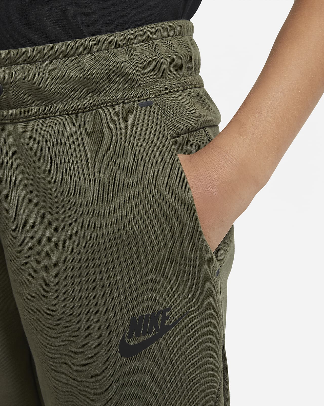 nike tech fleece khaki joggers