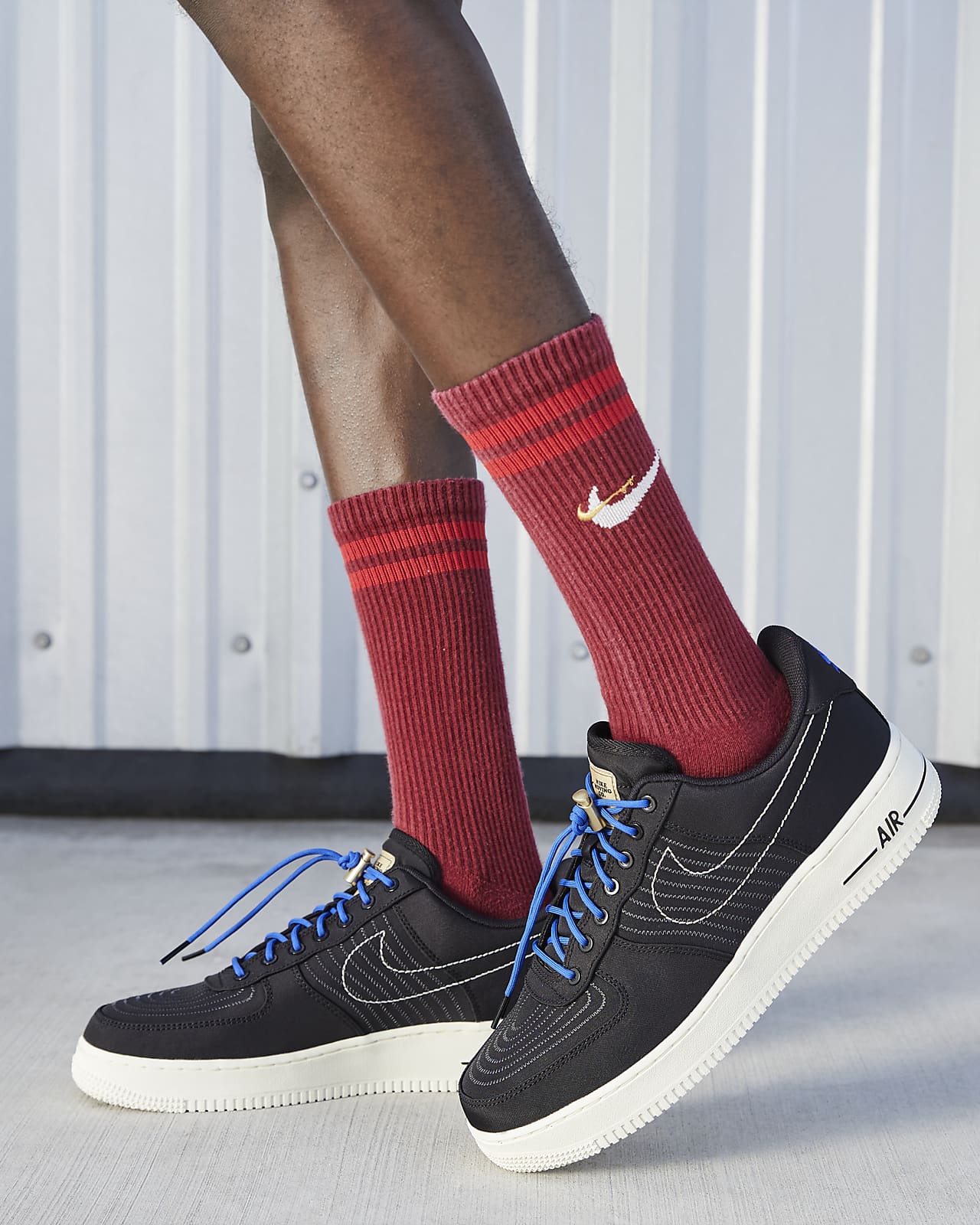 Sneakers air force 1'07 lv8 Nike de hombre de color Azul