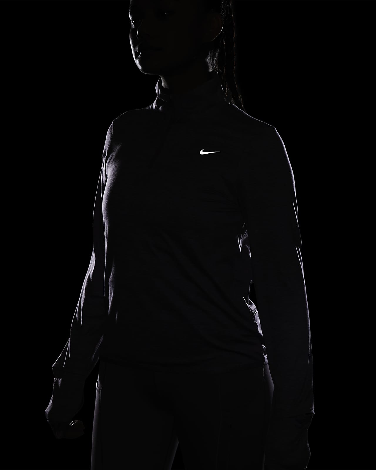 Nike Dri-FIT Swoosh Women's 1/4-Zip Running Top. Nike CH