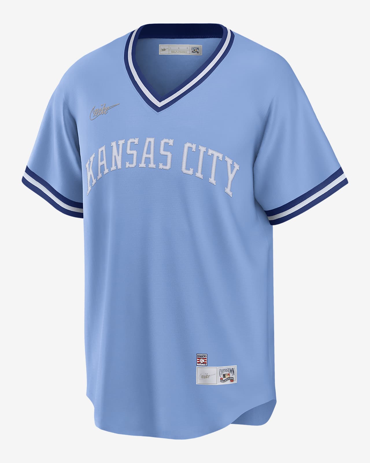 MLB Kansas City Royals Men's Cooperstown Baseball Jersey.