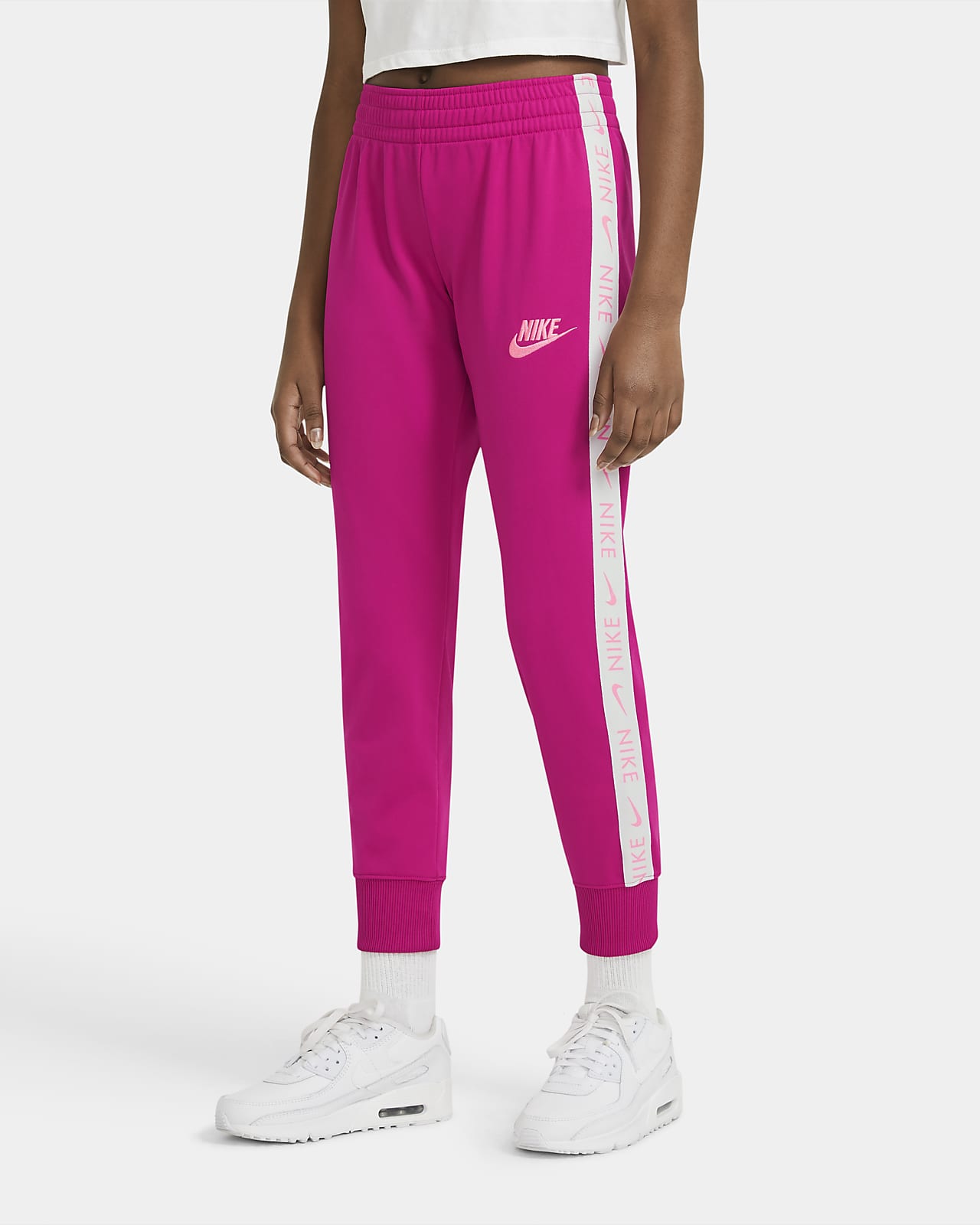 pink tracksuit nike