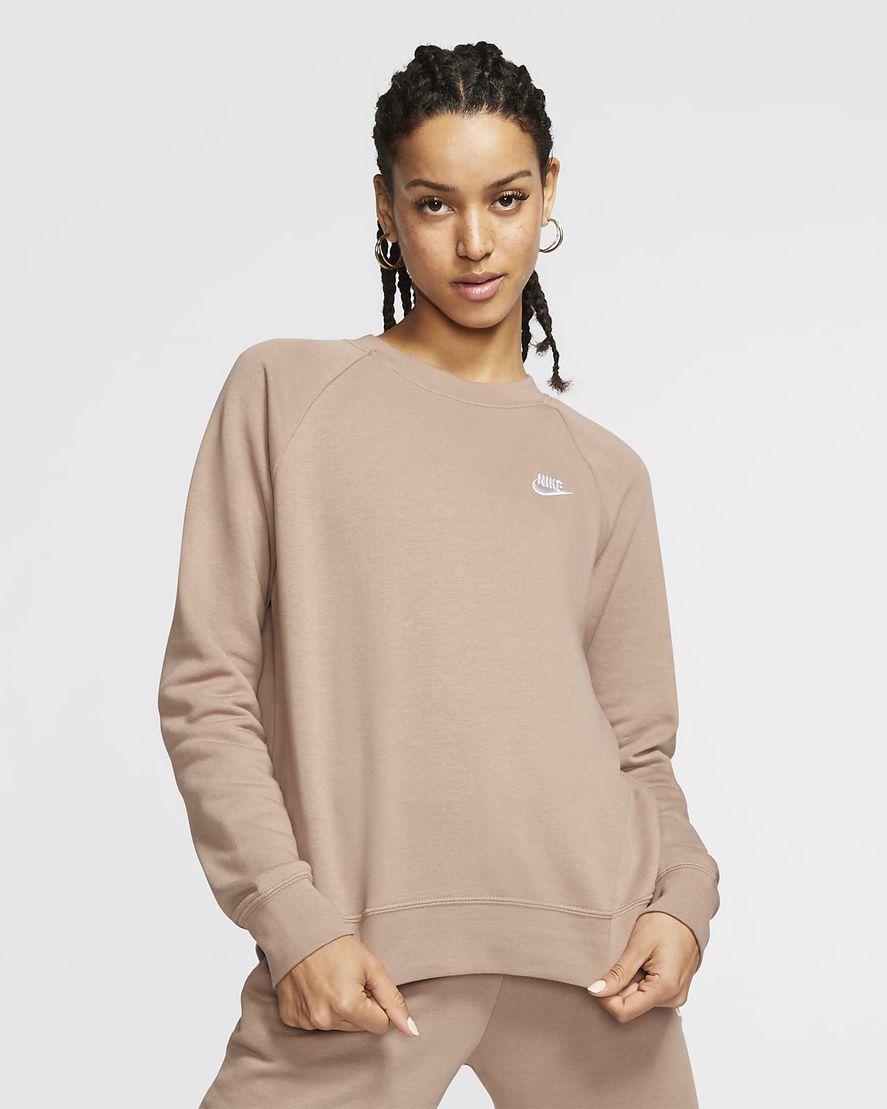Maglia a girocollo in fleece Nike Sportswear Essential - Donna