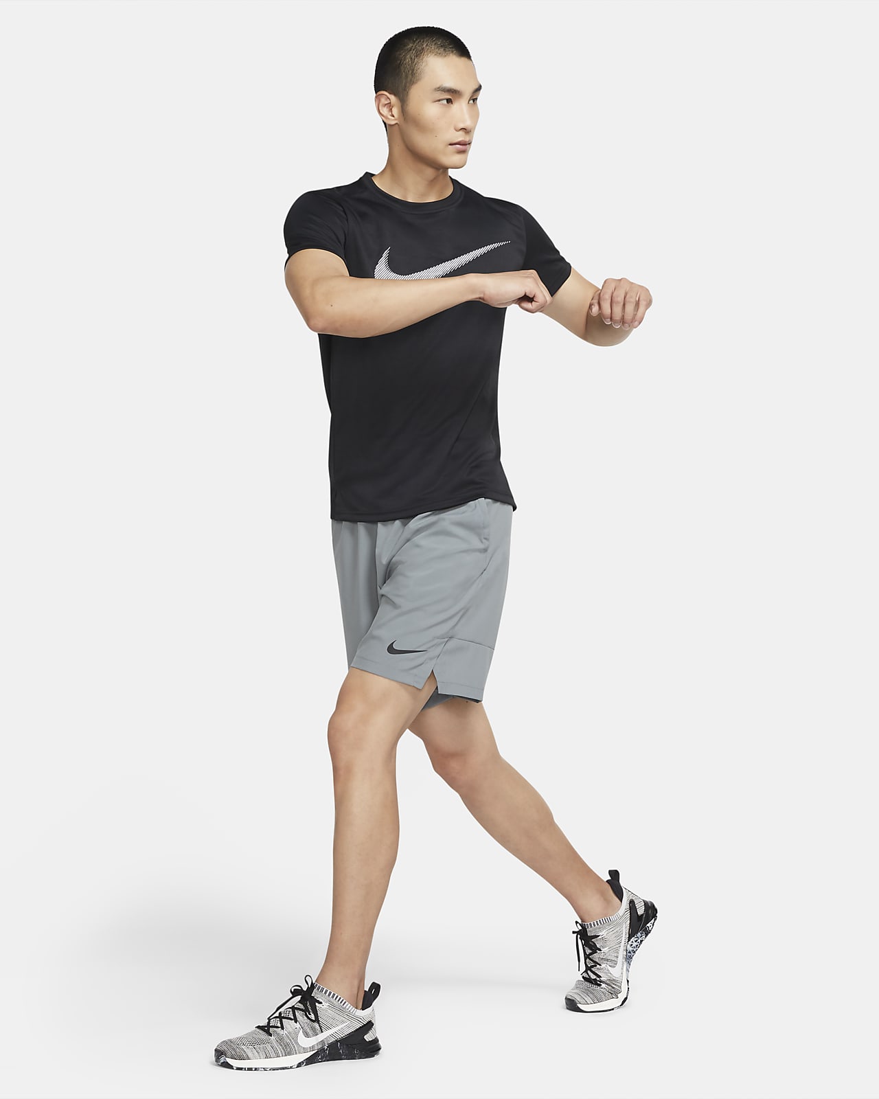 men's nike dri flex woven training shorts