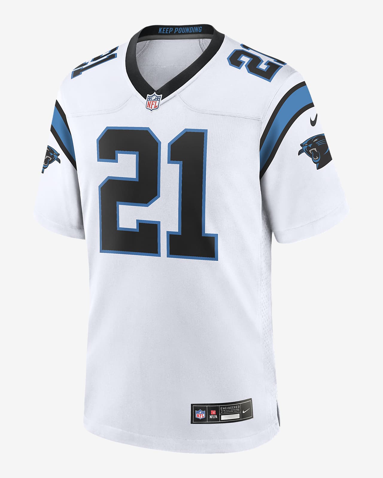 Jeremy Chinn Carolina Panthers Nike Men's NFL Game Football Jersey in White, Size: Small | 67NM02PI9DF-SZ0