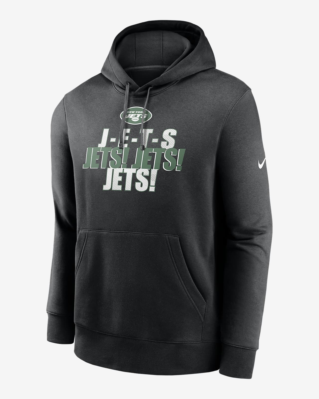 Nike Green New York Jets 2023 Sideline Club Fleece Pullover Hoodie