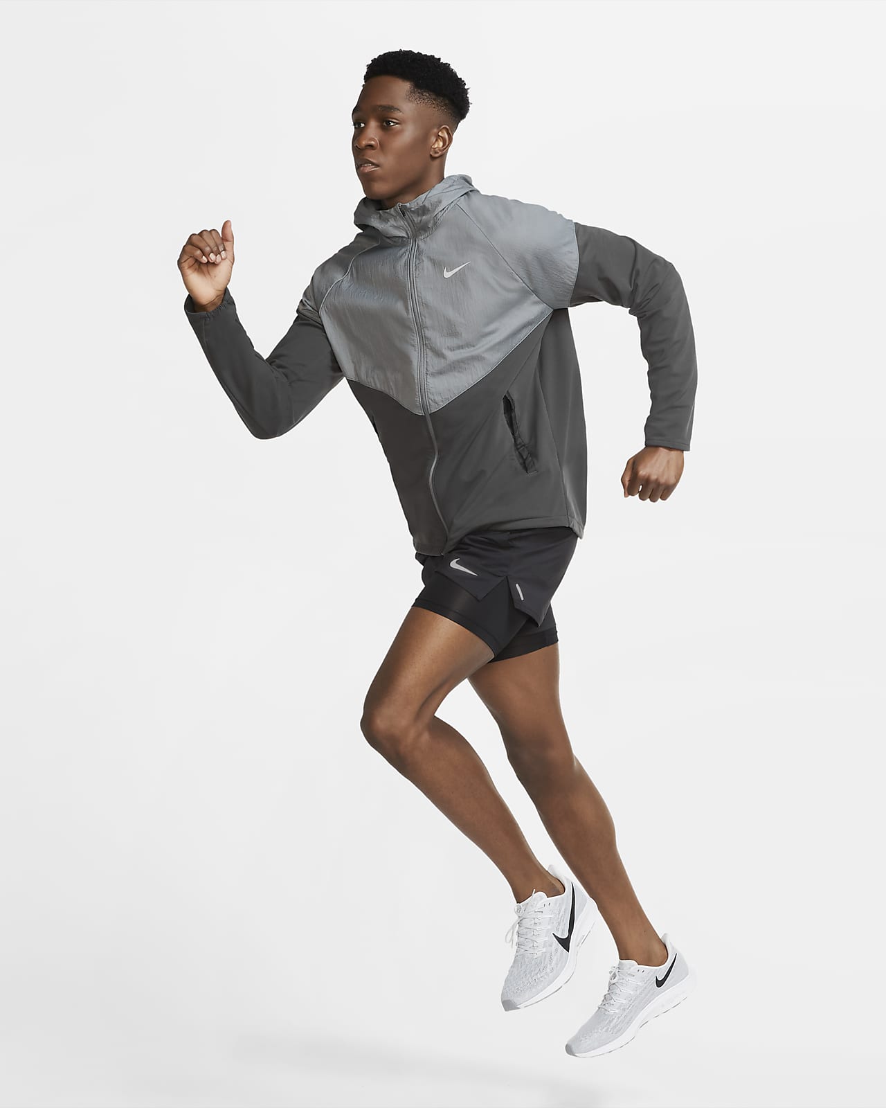 nike therma running jacket