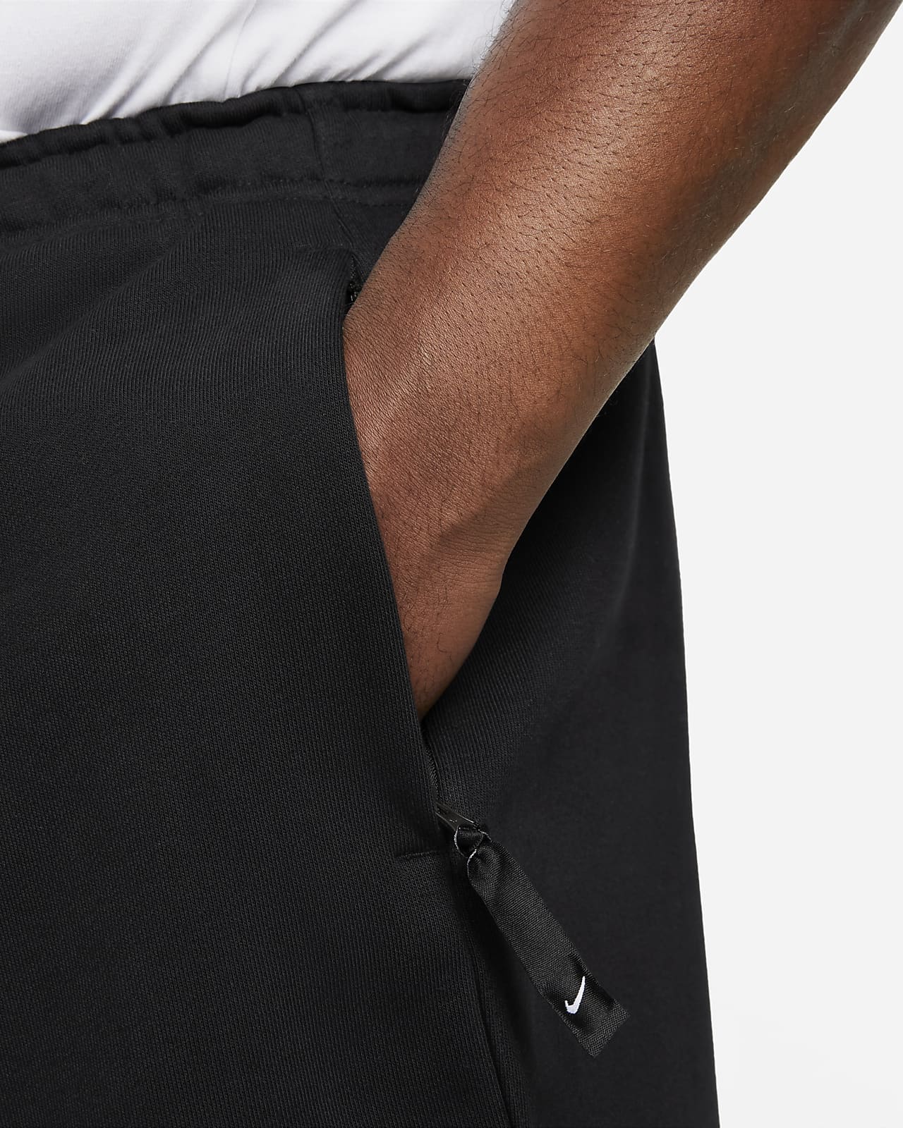Nike Solo Swoosh Men's Fleece Shorts Preto DV3055-010