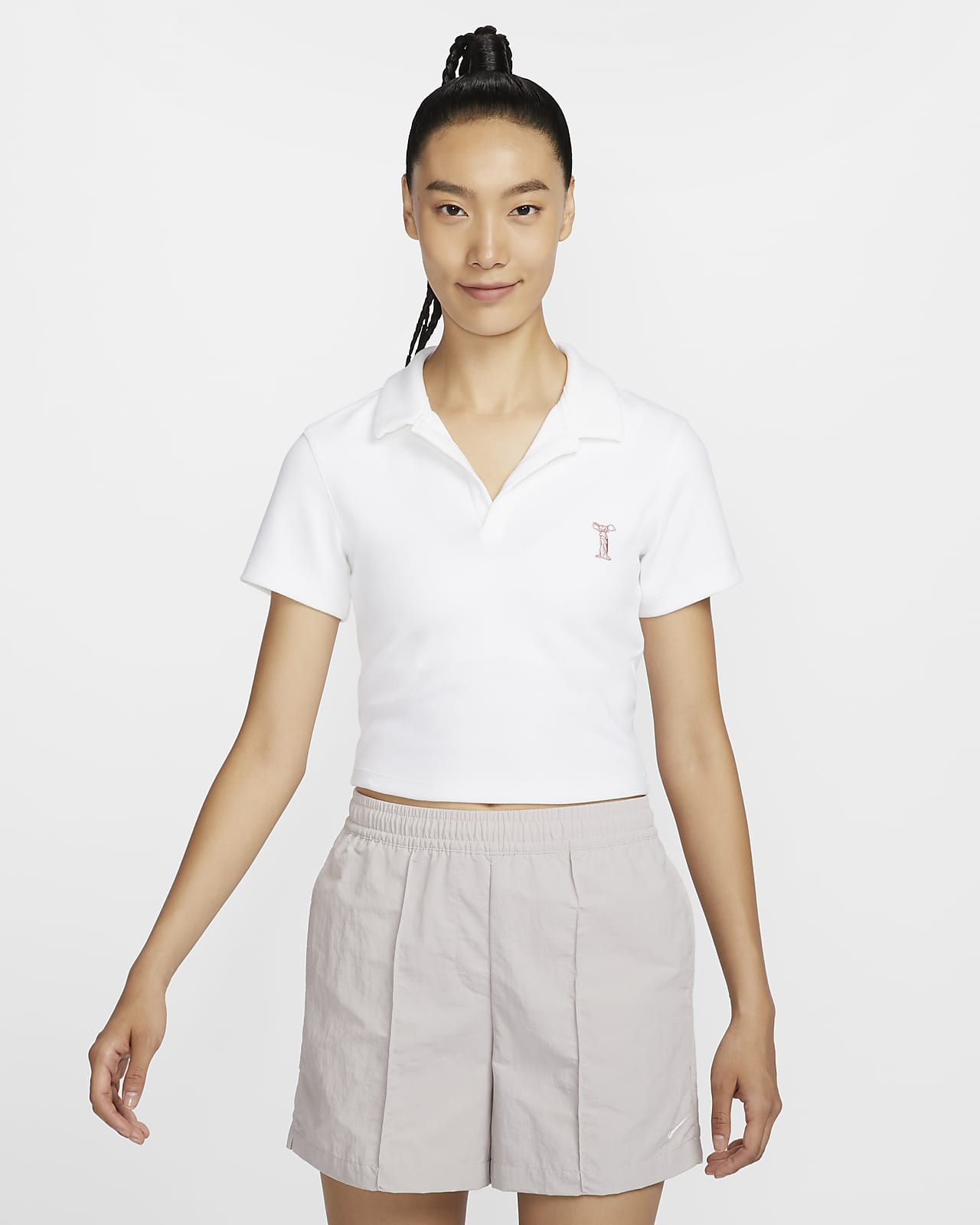 【ナイキ公式】スポーツウェア ウィメンズ ショートスリーブ ポロ トップ ホワイト ウィメンズ 2XL Nike Sportswear Women's Short-Sleeve POLO TOP