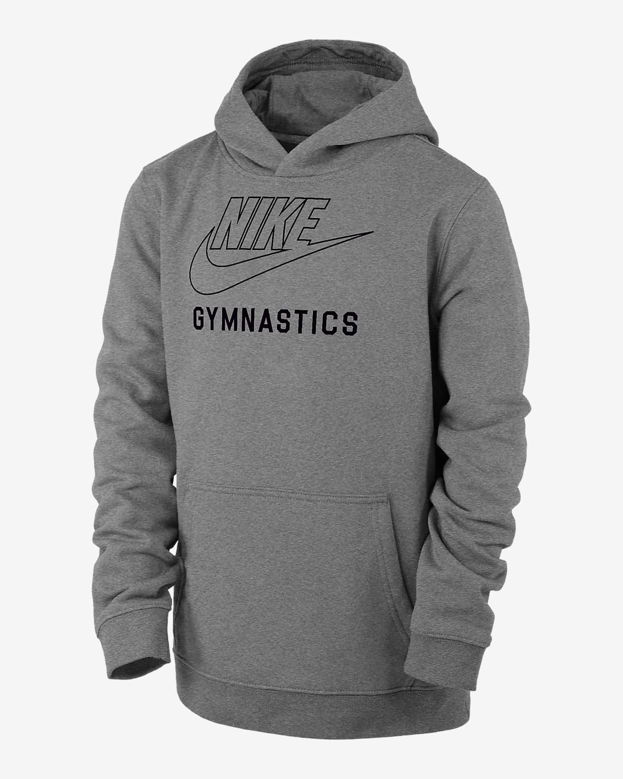 Nike Swoosh Club Fleece Big Kids' Gymnastics Pullover Hoodie