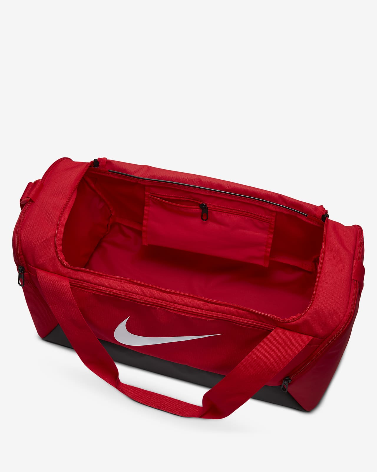 Nike Brasilia DD4579-084 Unisex Τσάντα Ώμου για Γυμναστήριο Γκρι