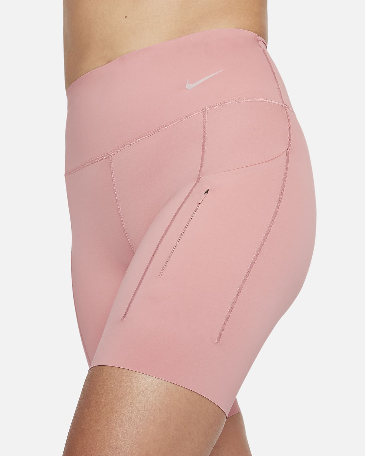 Nike Go Women's Firm-Support Mid-Rise 20cm (approx.) Biker Shorts with  Pockets. Nike LU