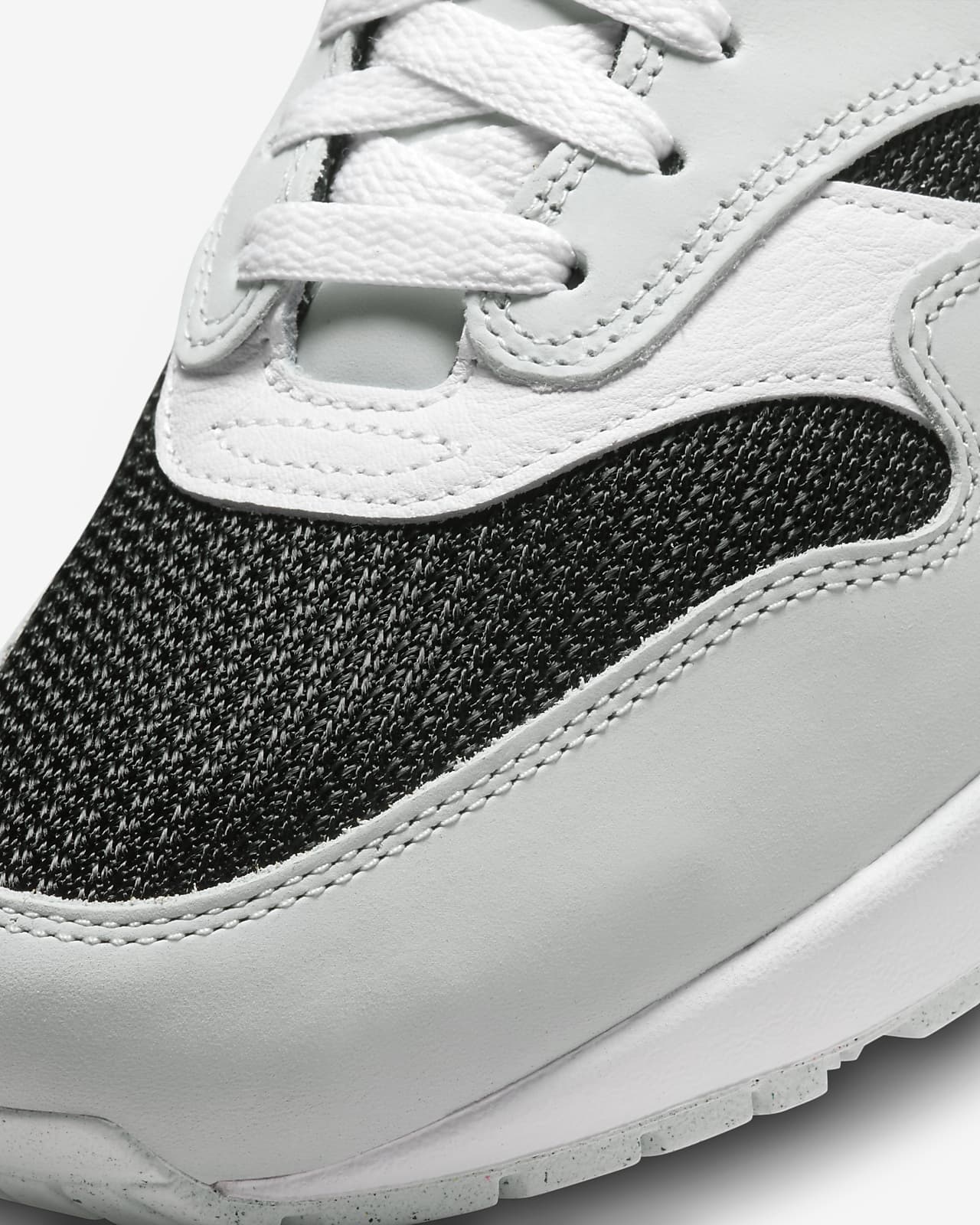 Nike air max outlet 1 zwart grijs wit