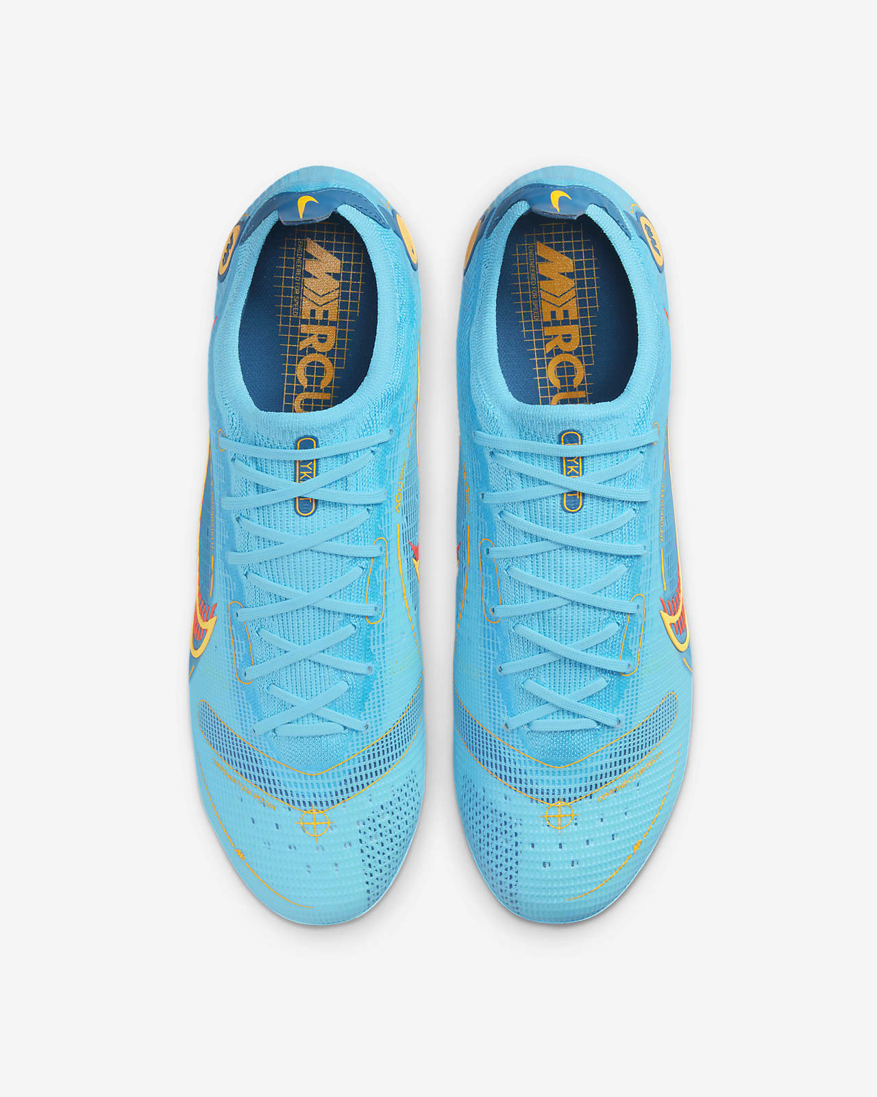 Nike mercurial vapor store blau