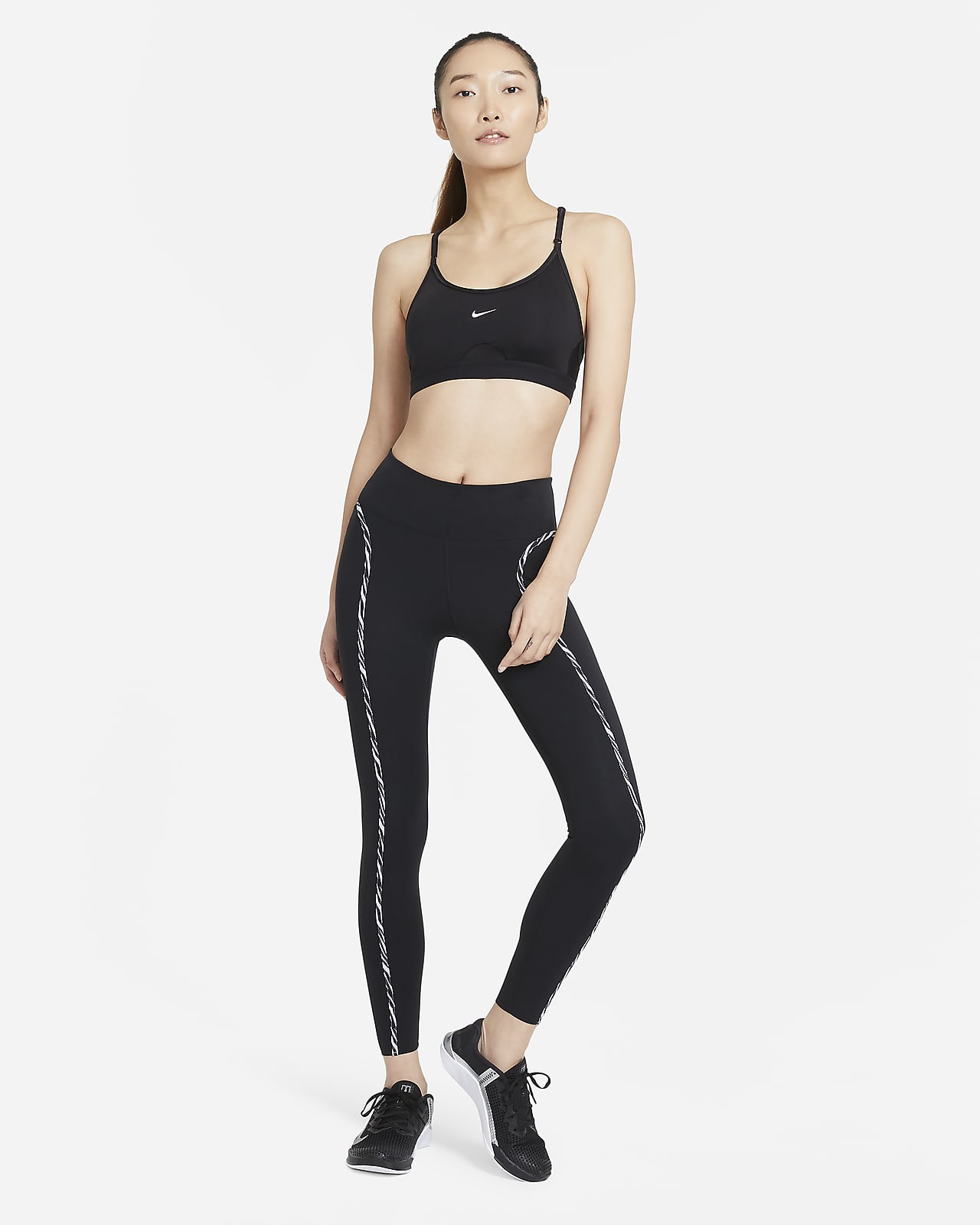 nike one luxe icon clash leggings