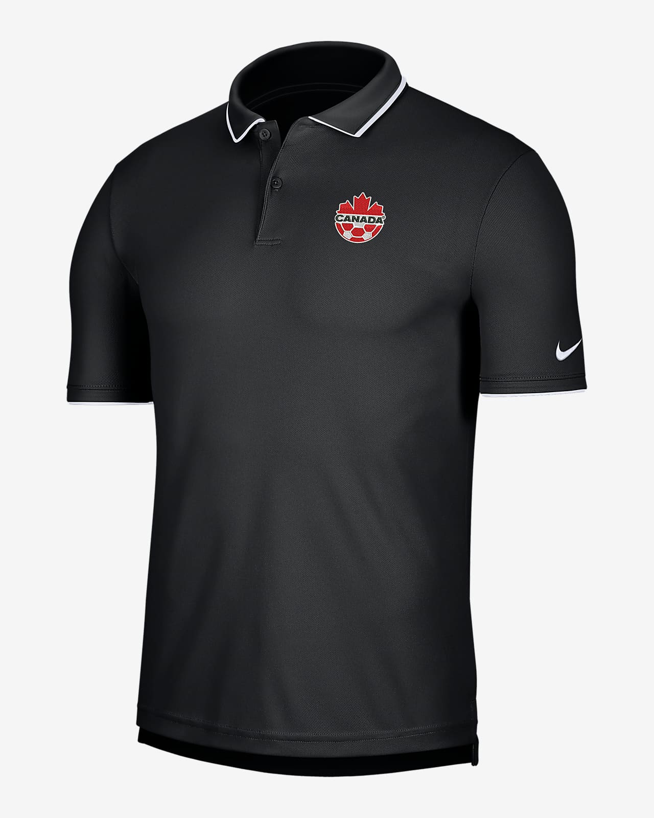 Canada Men's Nike DriFIT Collegiate Soccer Polo.