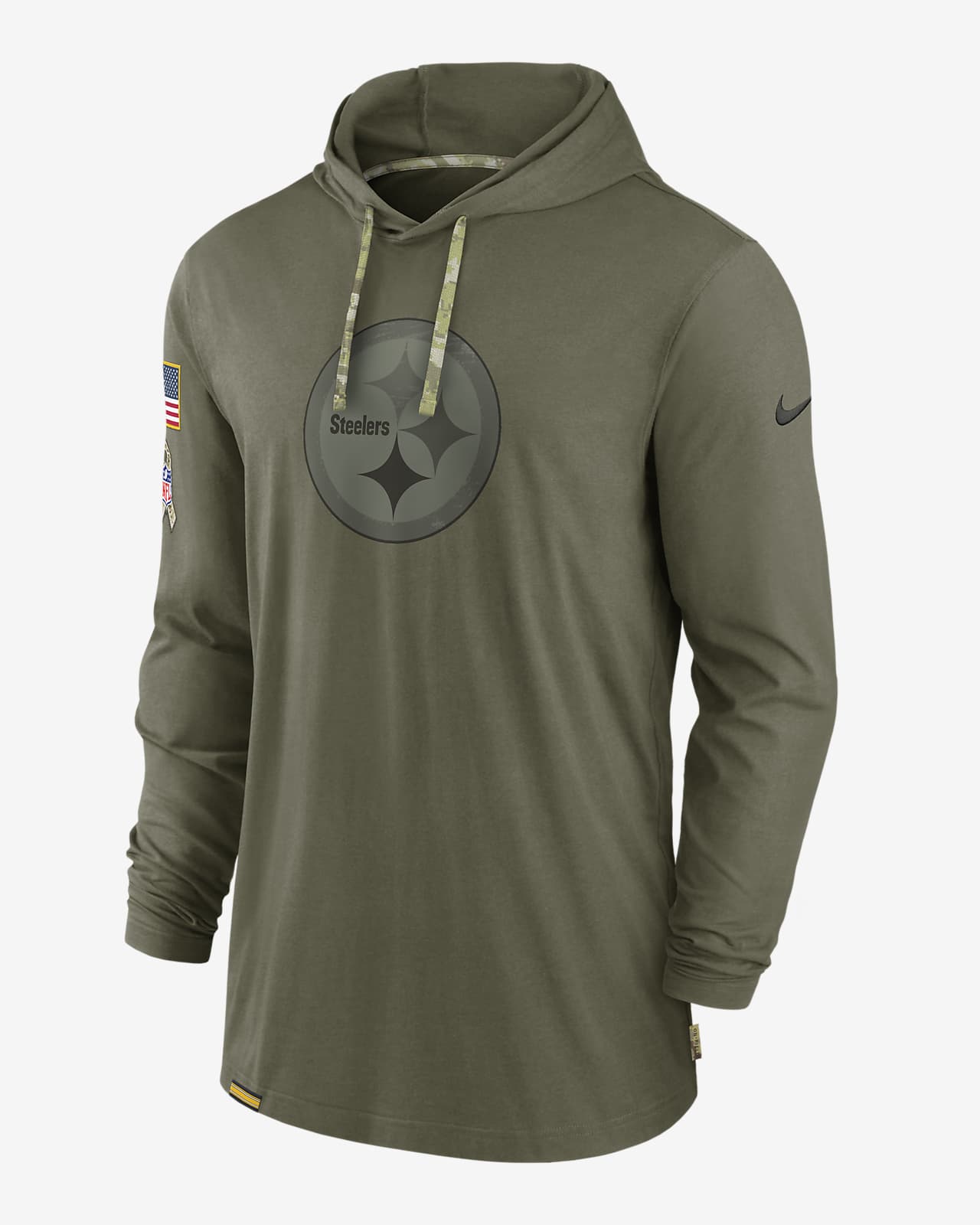 Pittsburgh Steelers Men's Color Rush Defender Pullover Hoodie