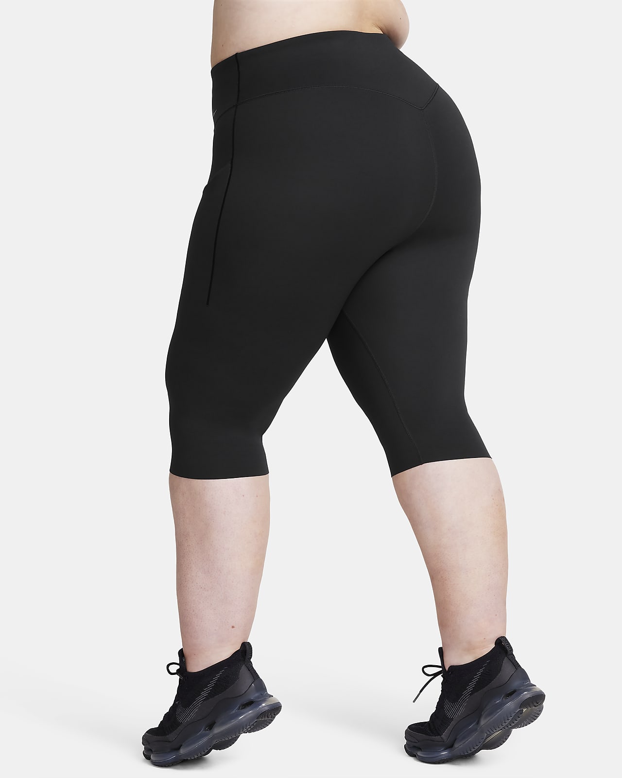 Nike Capri Leggings, Back zipper, Drawstring, Size 