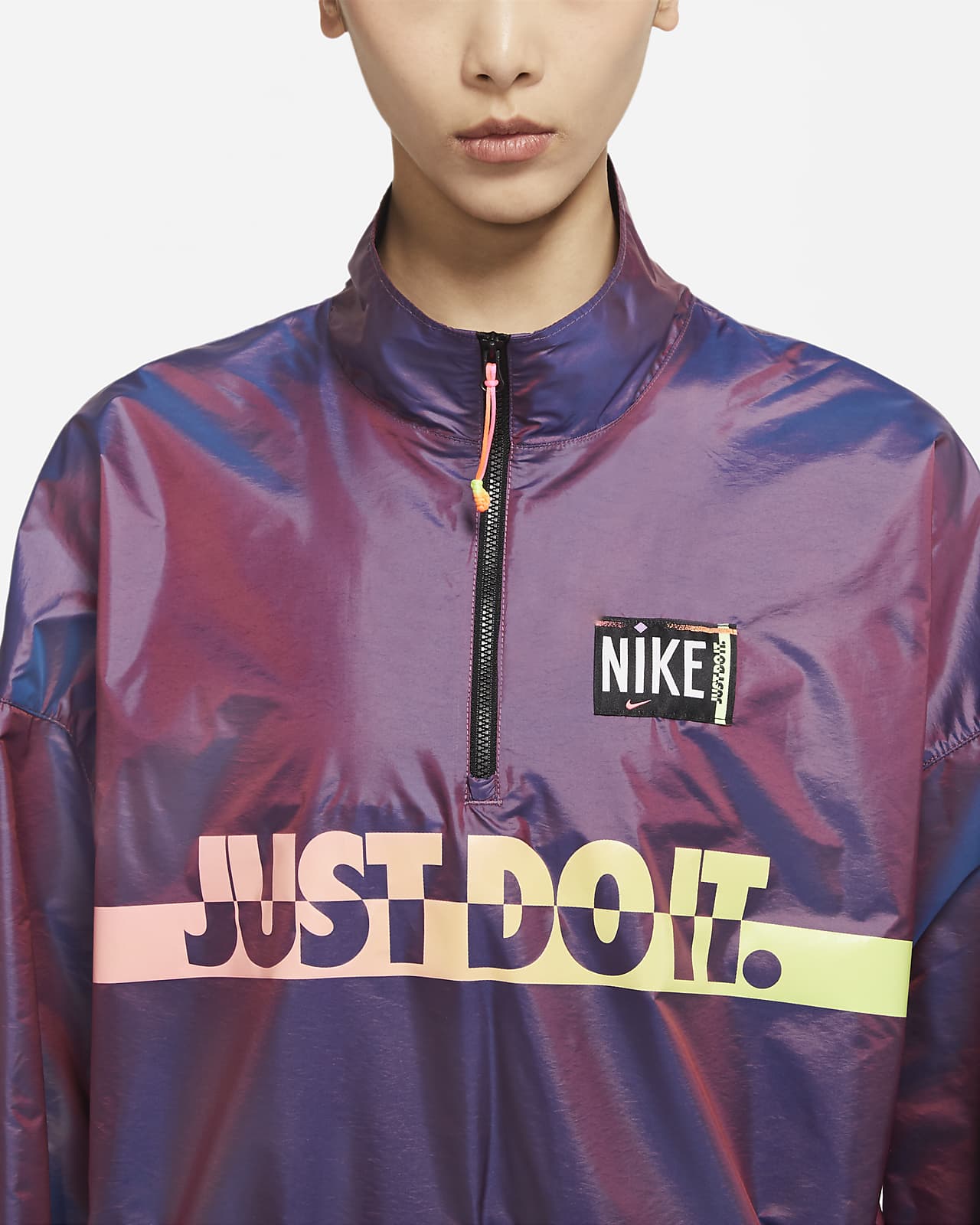 Nike公式 ナイキ スポーツウェア ウィメンズ ウーブン プルオーバー ジャケット オンラインストア 通販サイト
