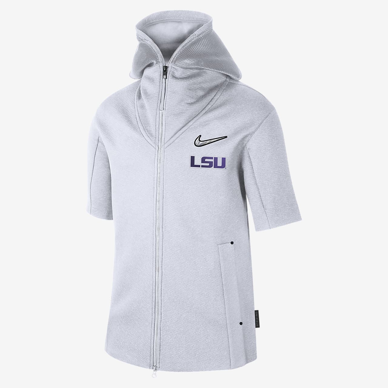 Sudadera con capucha de manga corta para Nike (LSU). Nike.com