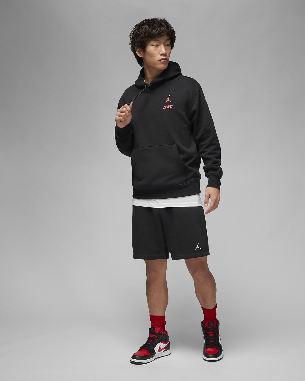 NIKE公式】ジョーダン ニトロ メンズ プルオーバー パーカー.オンラインストア (通販サイト) NIKE ナイキ プルオーバーパーカー ジョーダン 20th ビッグロゴ 黒