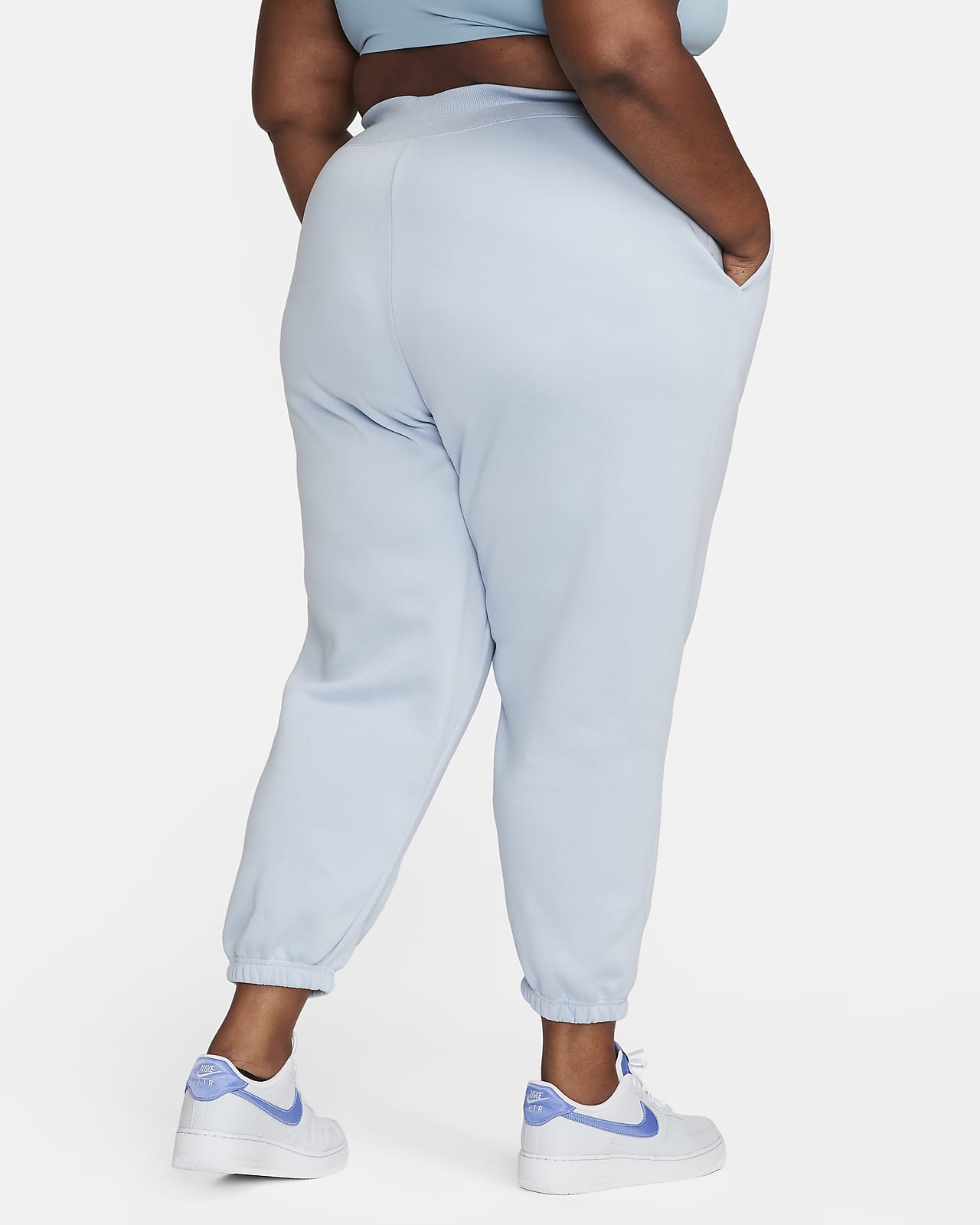 Nike Sportswear Phoenix Fleece Women's High-Waisted Oversized Sweatpants  (Plus Size).