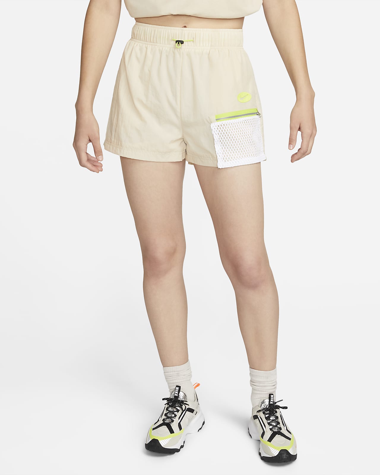 Nike Women Icon Clash Faded Green High Rise Legging (DJ1080-380