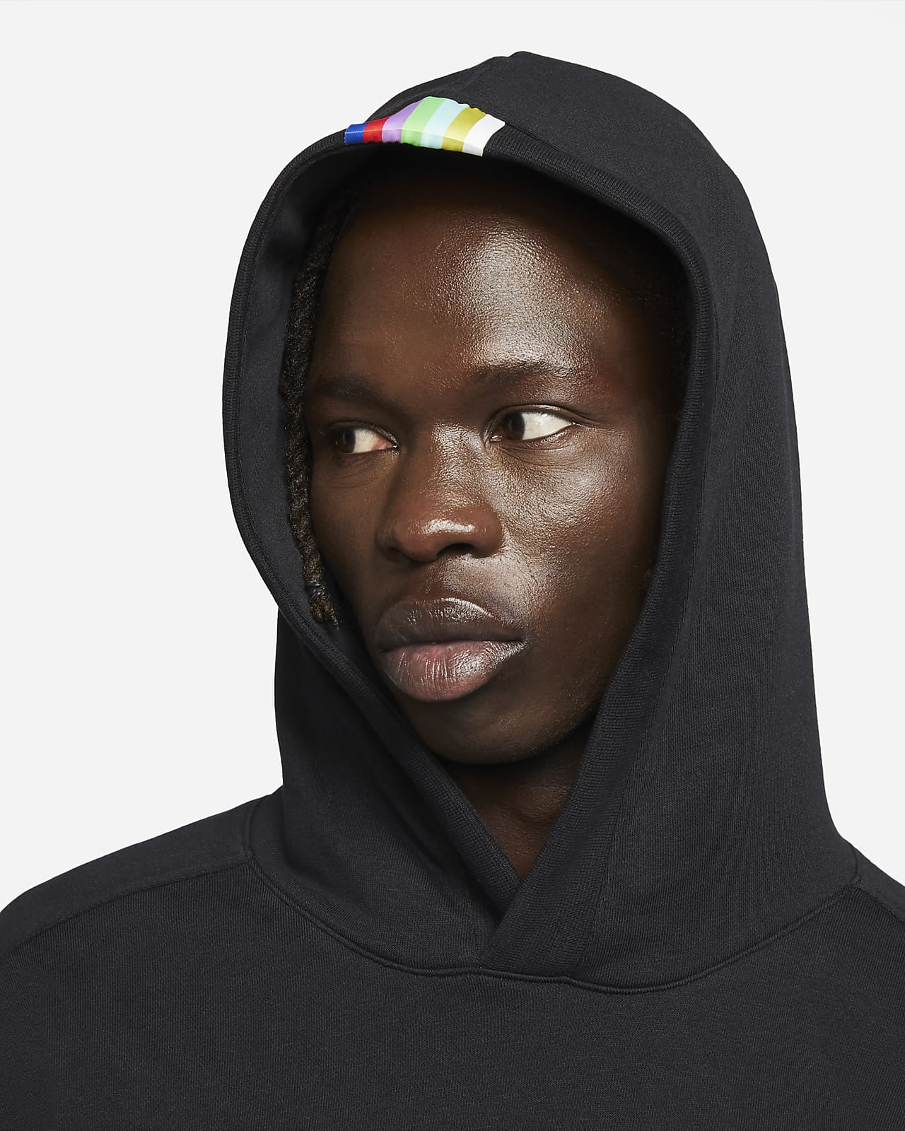 knitted pullover hoodie