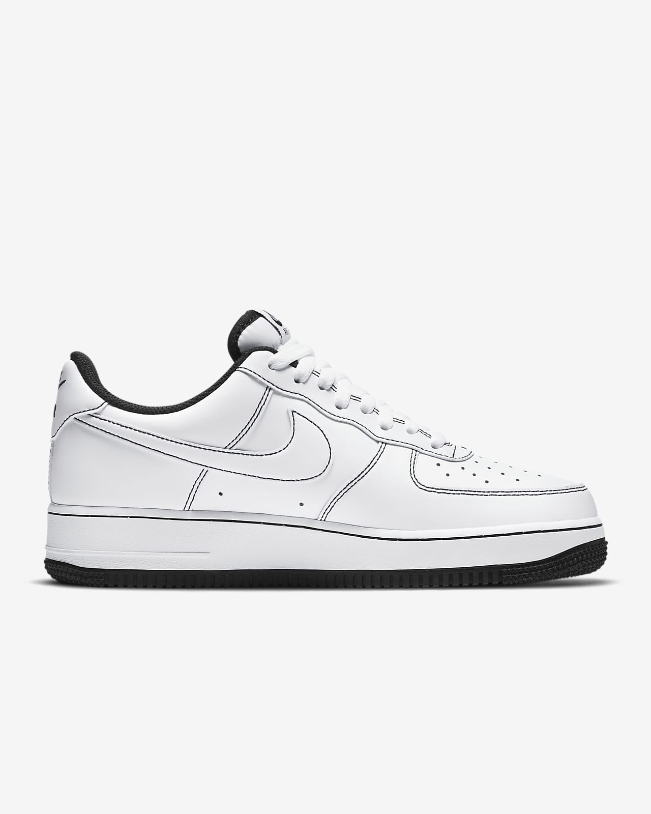nike air force 1 men's white and black