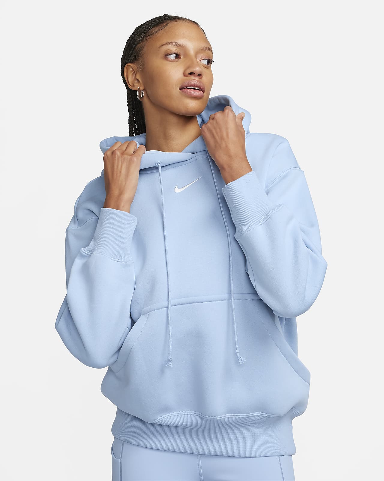 Felpa pullover oversize con cappuccio Nike Sportswear Phoenix Fleece – Donna.  Nike CH