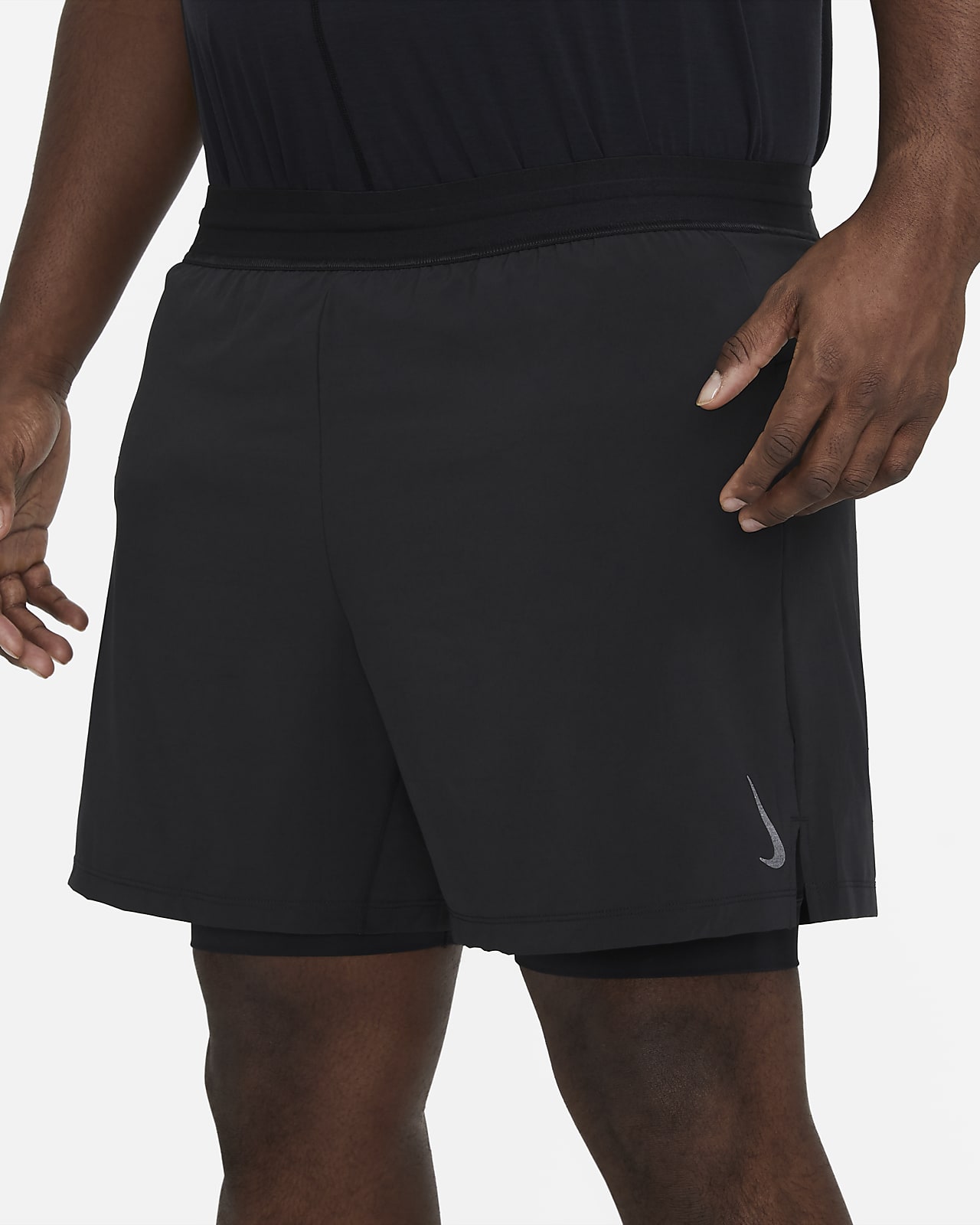 nike dri fit 2 in 1 shorts men's