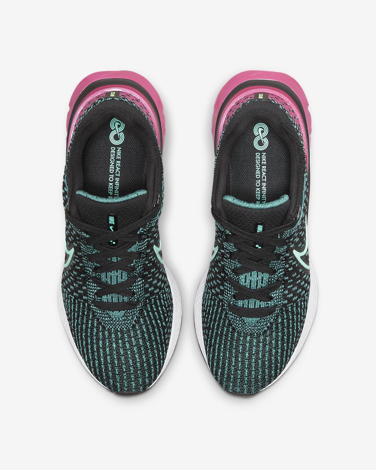 zapatillas de running de mujer react infinity run flyknit nike