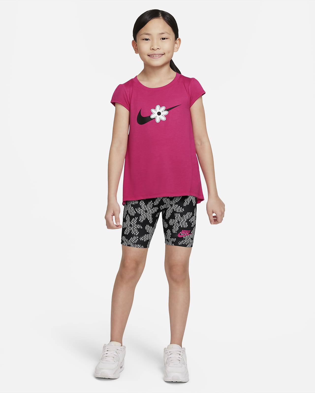 zoeken leeuwerik het spoor Nike Little Kids' T-Shirt and Bike Shorts Set. Nike.com