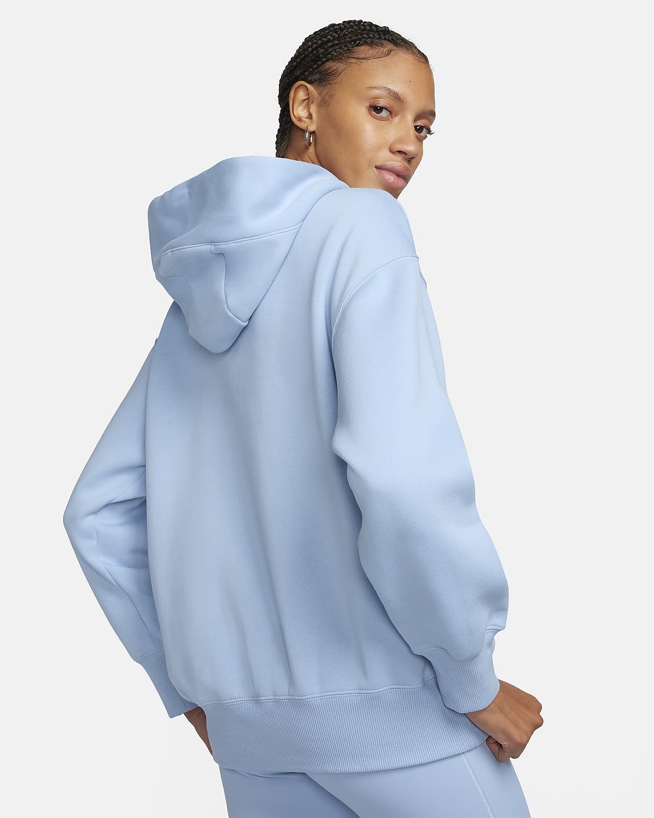 Felpa nike top donna blu
