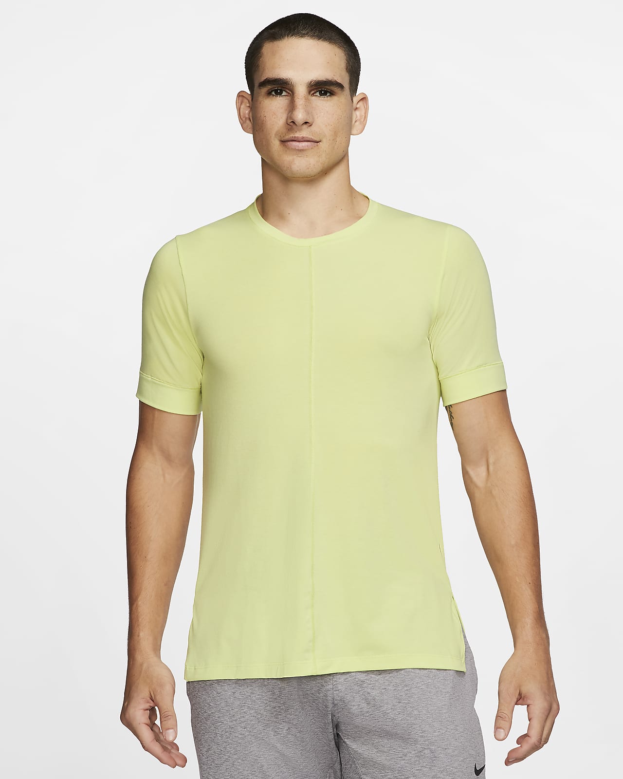 nike mens yoga top