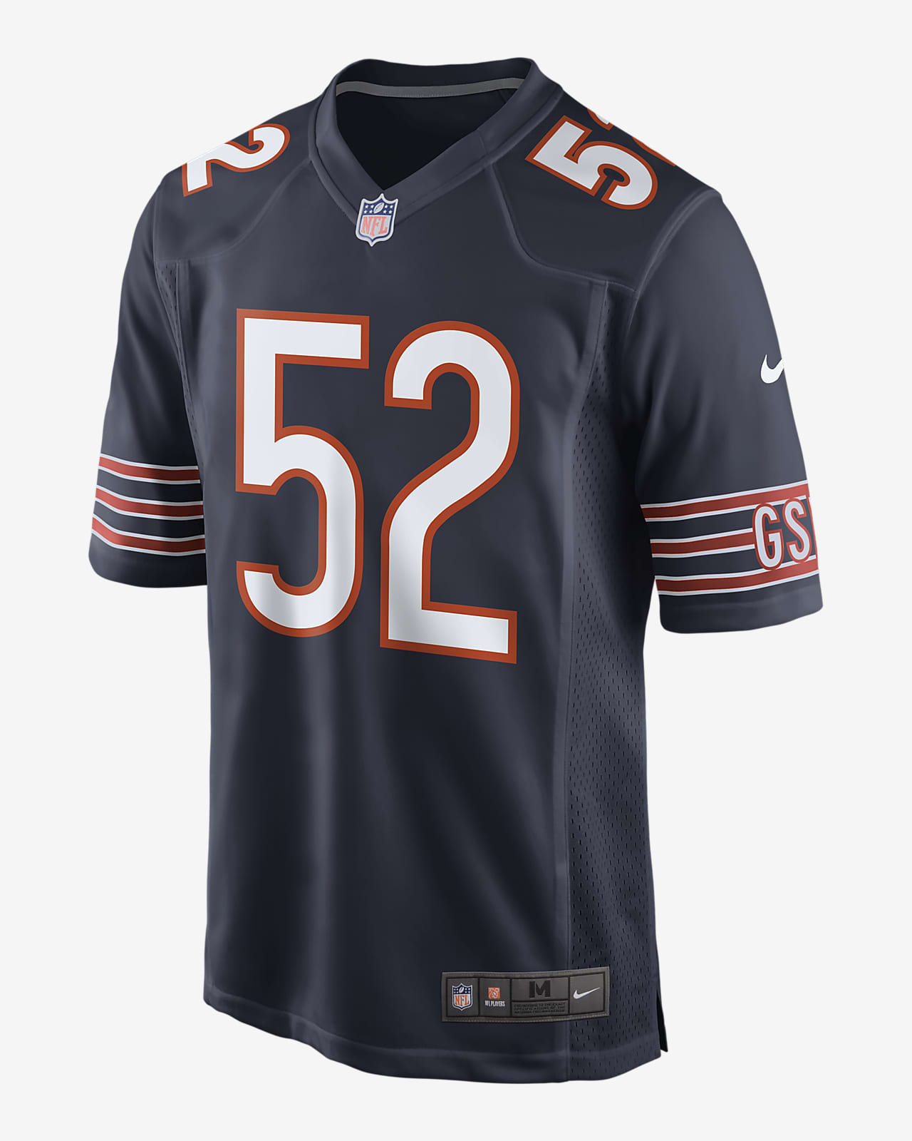 NFL Chicago Bears (Khalil Mack) Men's Game Football Jersey