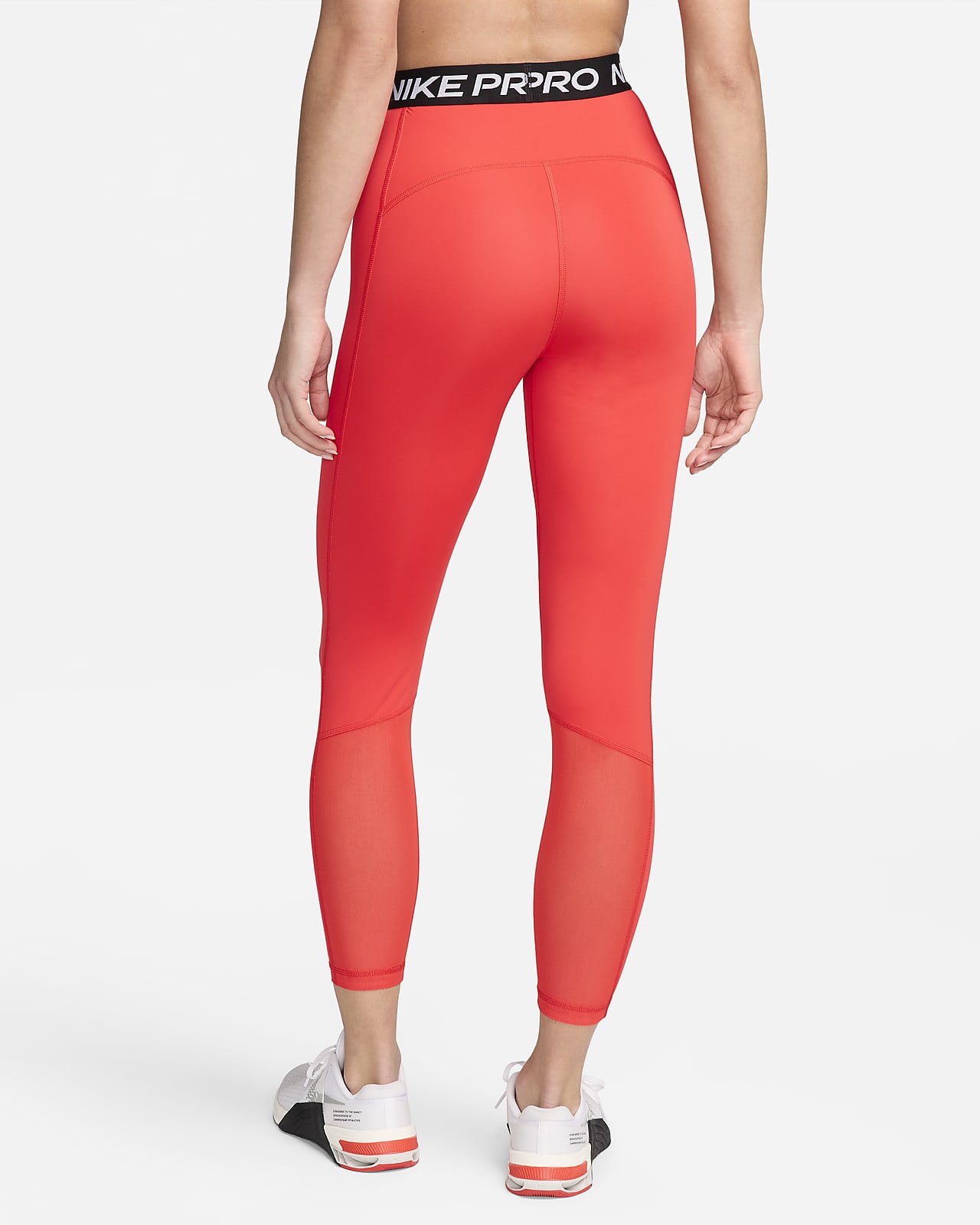 Leggings con paneles de malla de tiro alto de 7/8 para mujer Nike Pro.  Nike.com