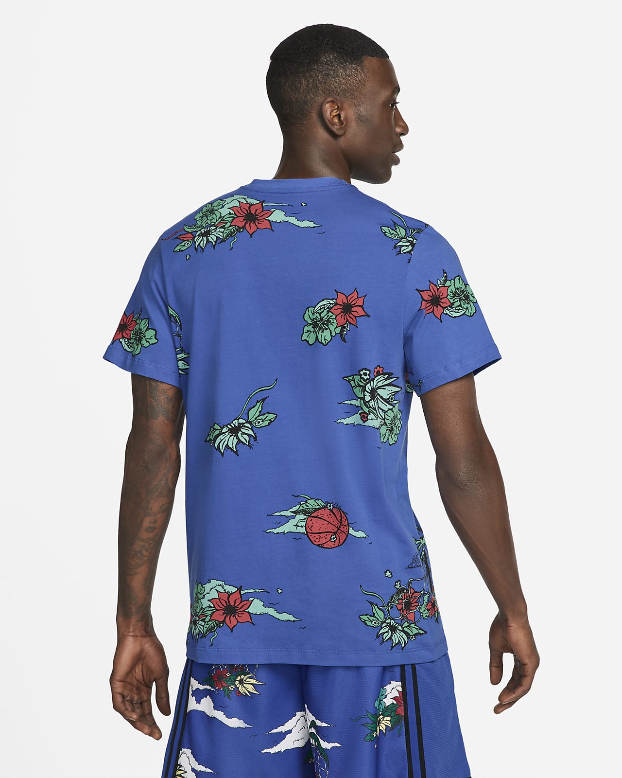 Nike Men's Allover Print Basketball T-Shirt.