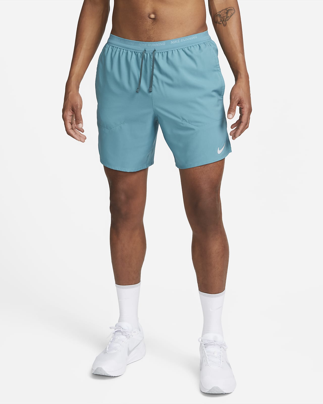 Nike Stride Men's Dri-FIT 18cm (approx.) 2-in-1 Running Shorts. Nike LU