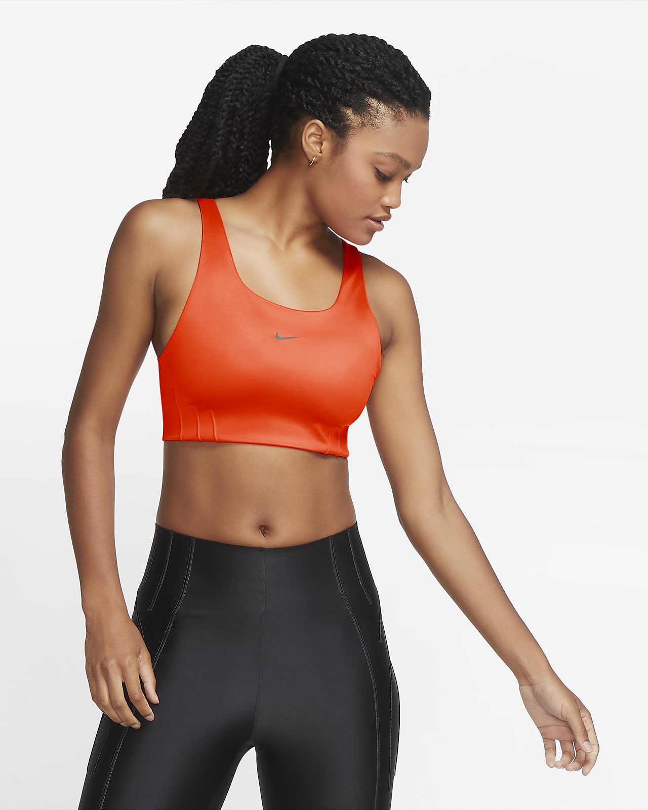 nike swoosh medium support sports bra